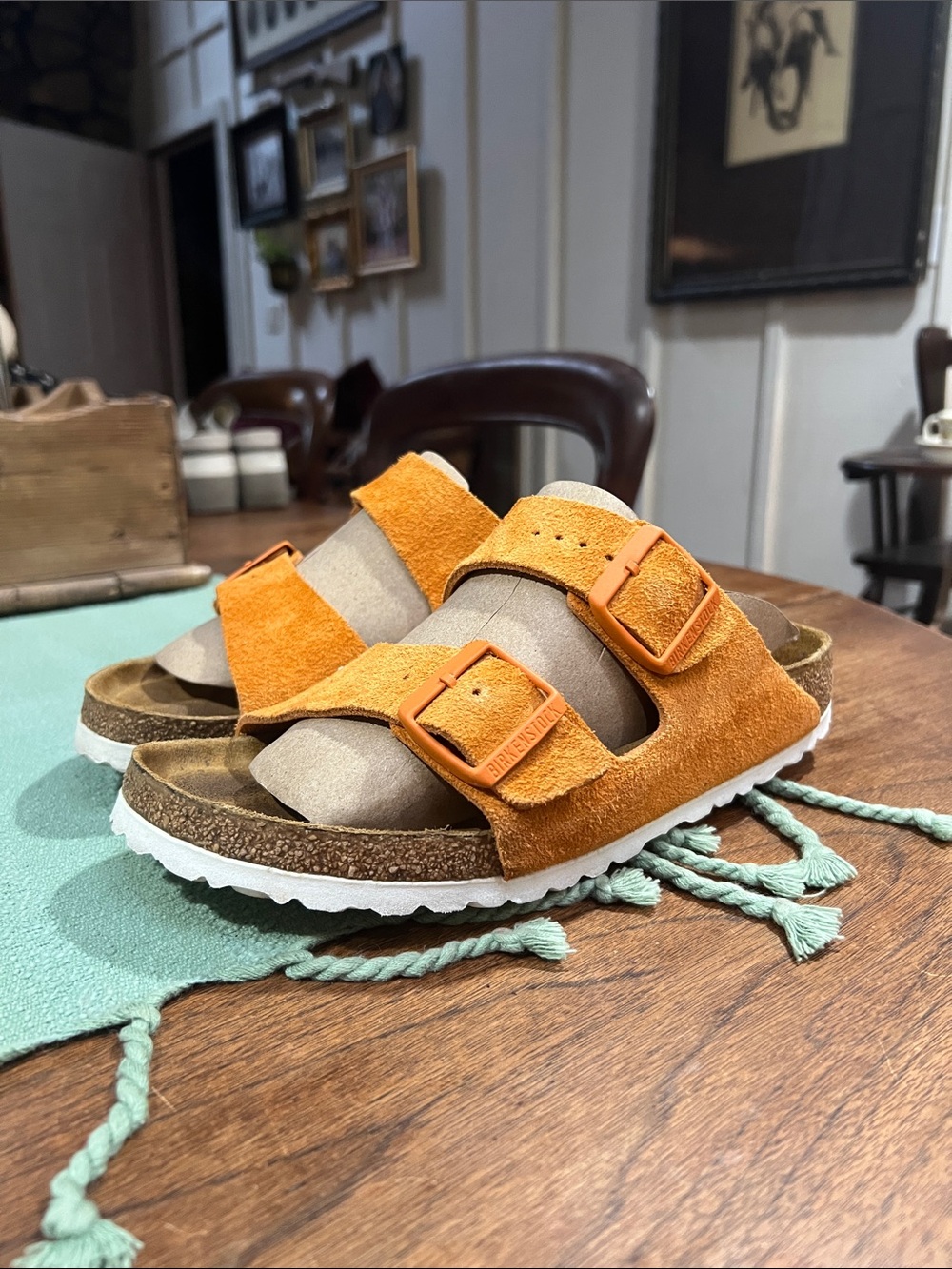 Birkenstock Arizona Suede Sandals
